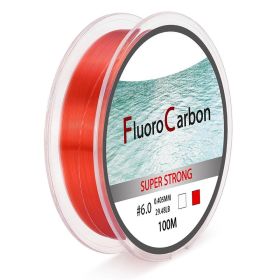 100 Meter Competitive Silk Nylon Fishing Line (Option: Wine Red-2.5)